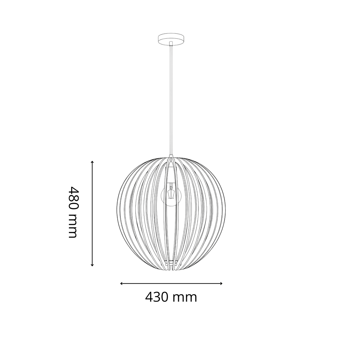 Acorn Pendant Light