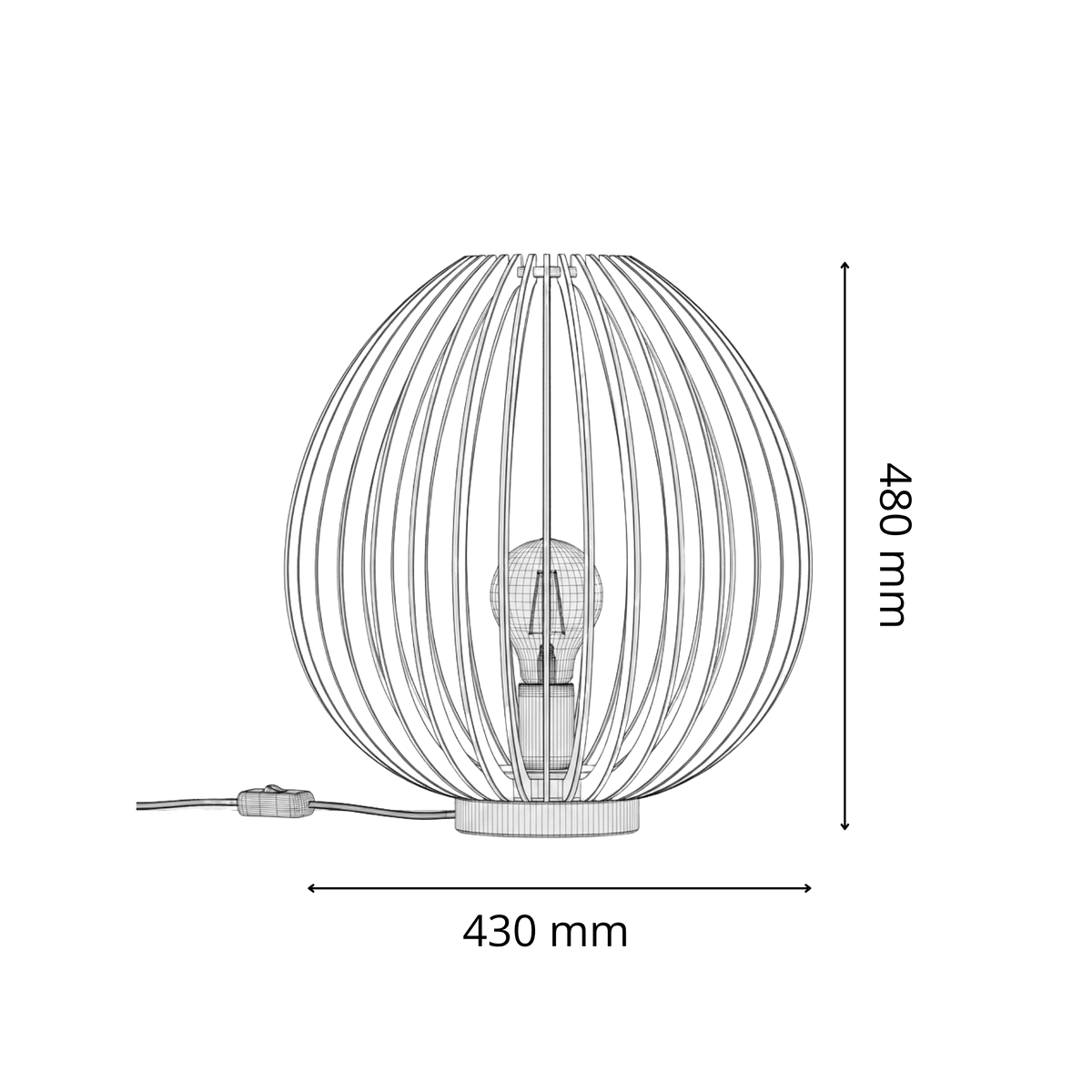 Acorn Table Light