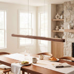 Amber Glow Linear Pendant Light