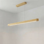 Amber Glow Linear Pendant Light