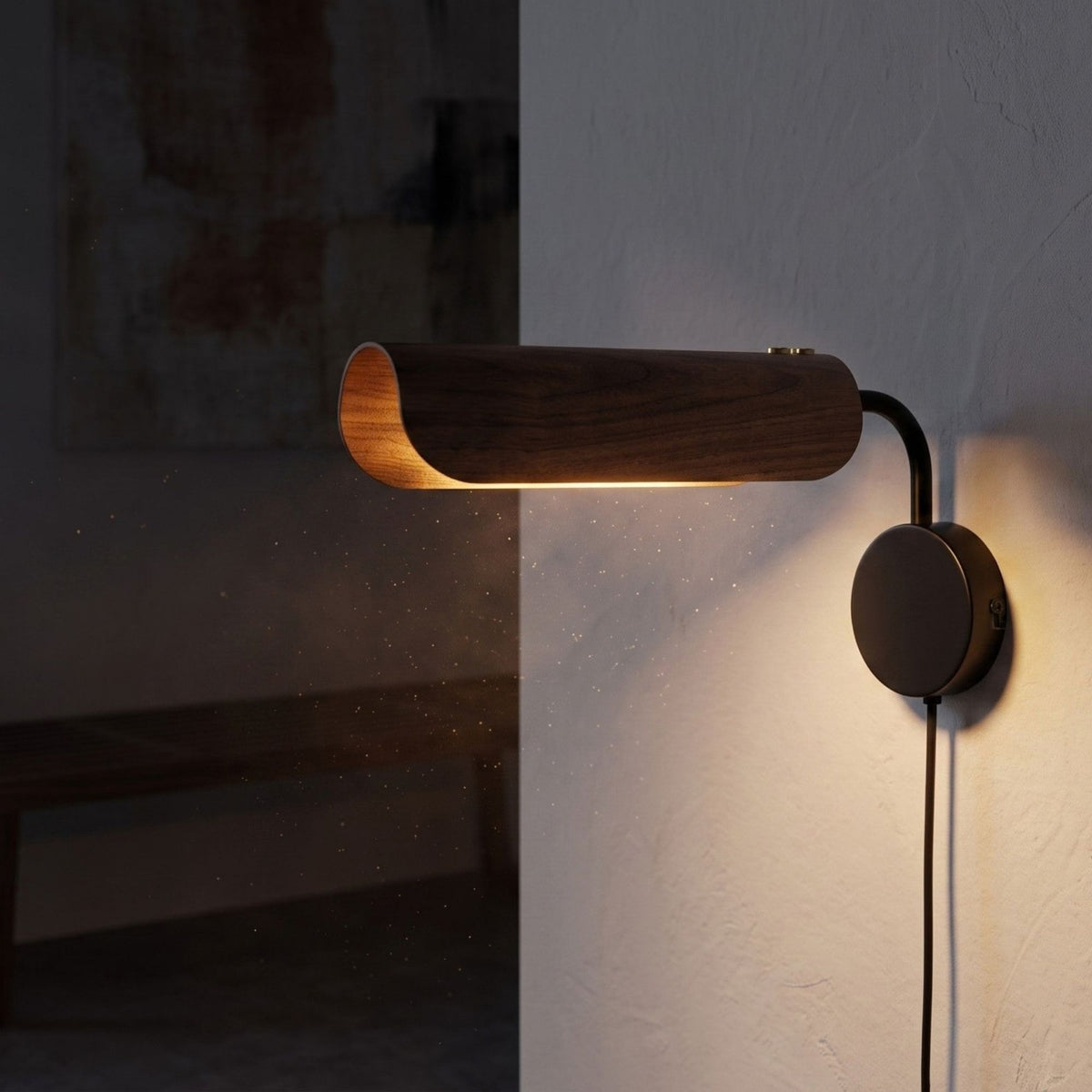Canoe Wall Light, switched on