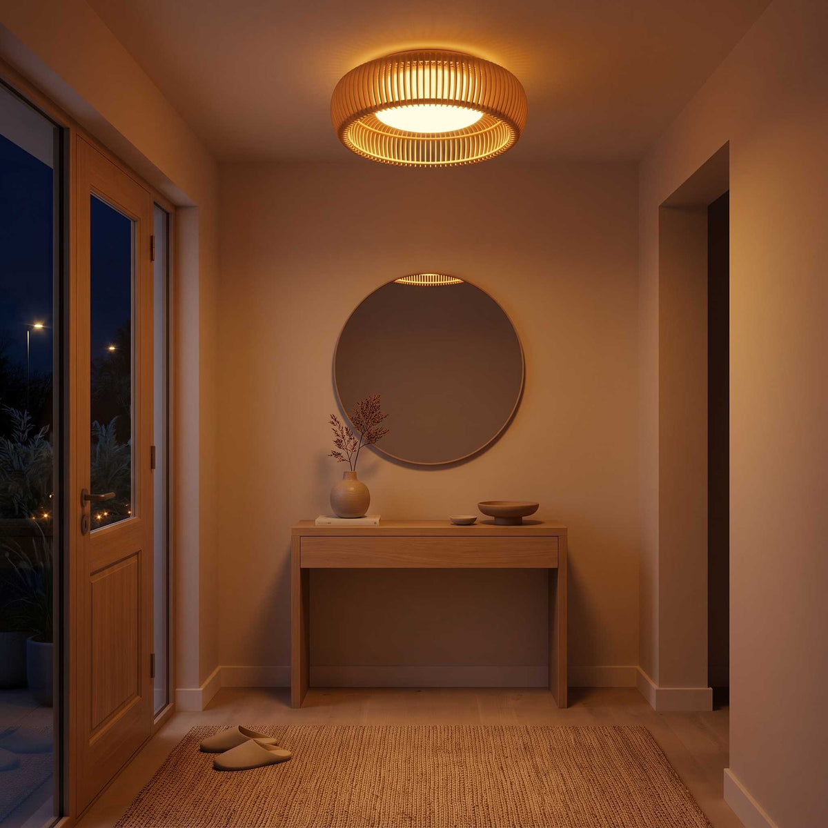 Nestor Ceiling Light, switched on