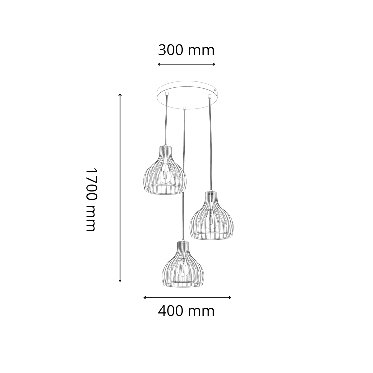 Orion Trio Pendant Light